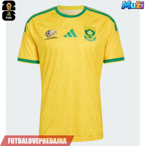 Lacne Muži Futbalové dres Južná Afrika MS 2026 Krátky Rukáv - Domáci